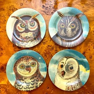 John Derian for Target Halloween Owl Dessert Plates - Set of Four